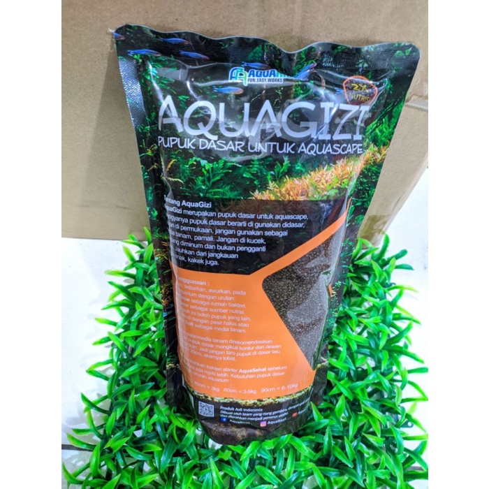 AQUAGIZI Pupuk Dasar Tanaman Air Aquarium Aquascape Aqua Gizi