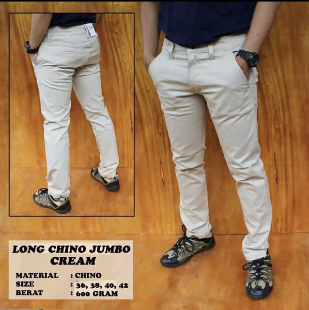 (BISA COD) Celana chino pants bahan stech / chino  pensil cowok panjang /DYZHAcollection