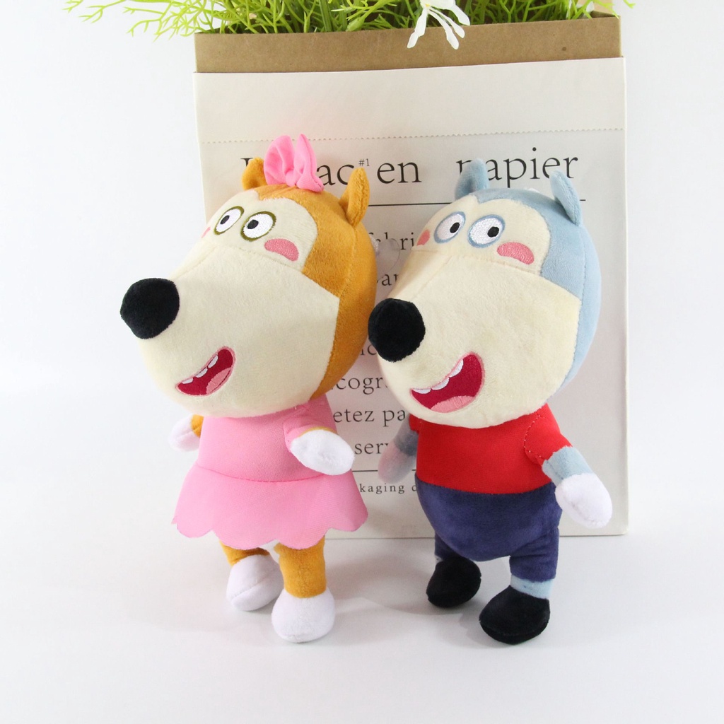 Anime Wolfoo Family Plush Toys Lucy Stuffed Toy Kids Gifts 25cm