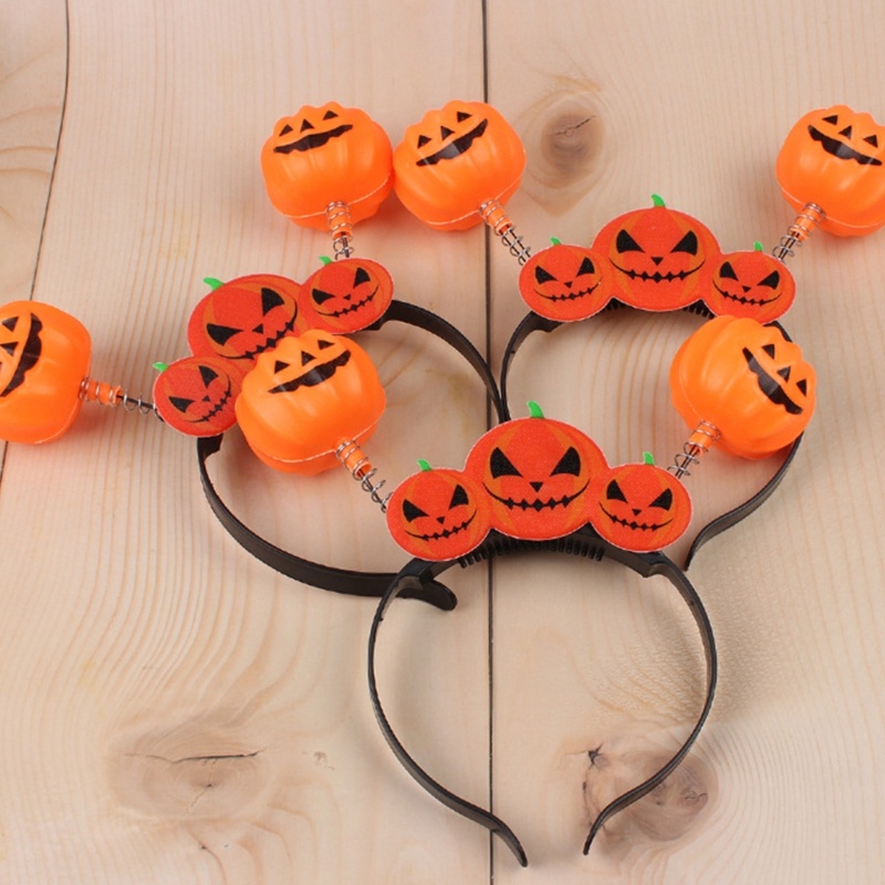 Bando Desain Labu Tengkorak Glowing Untuk Cosplay Halloween Anak