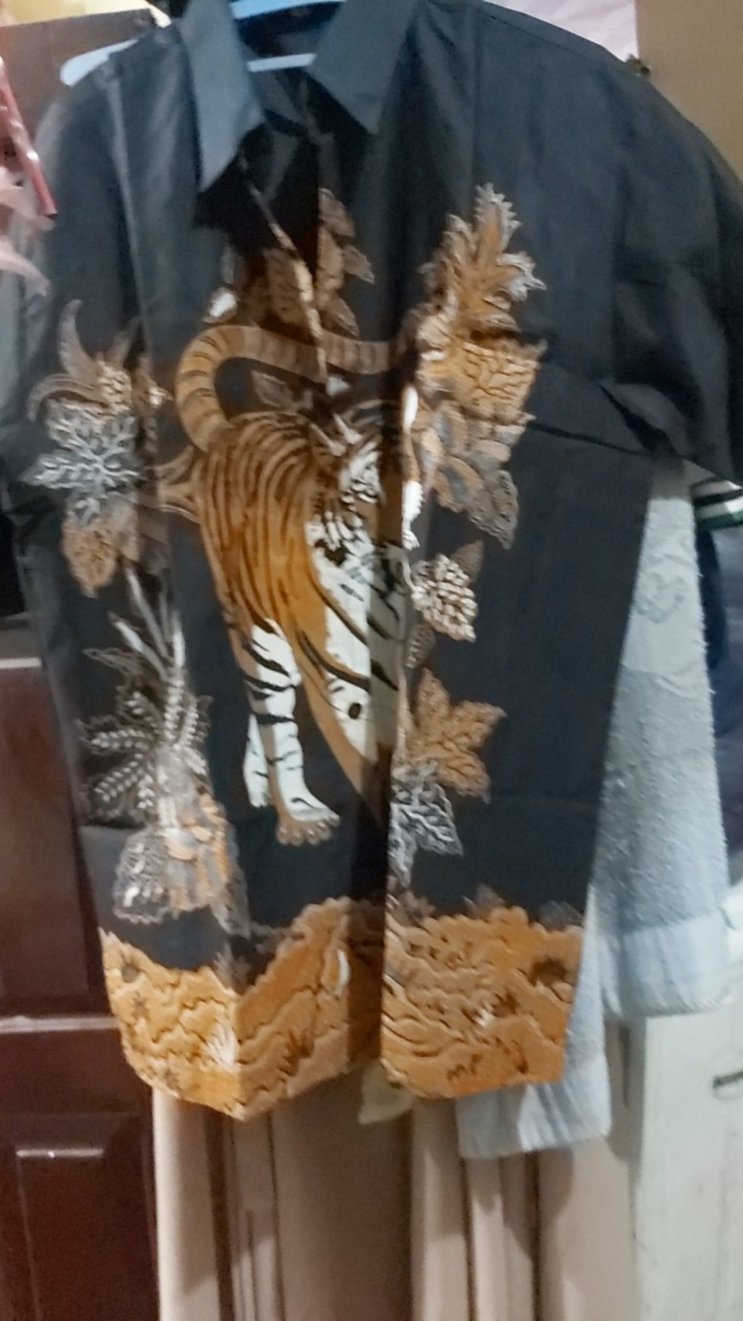 Kemeja Batik Macan Nogosongo Full Furing Katun Halus Sragenan Size M-xxl Termurah