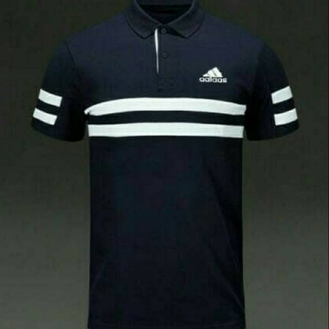 Polo Shirt Kaos Kerah Baju Adidas