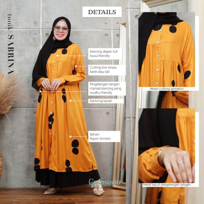 SABRINA TUNIK by GREENISM