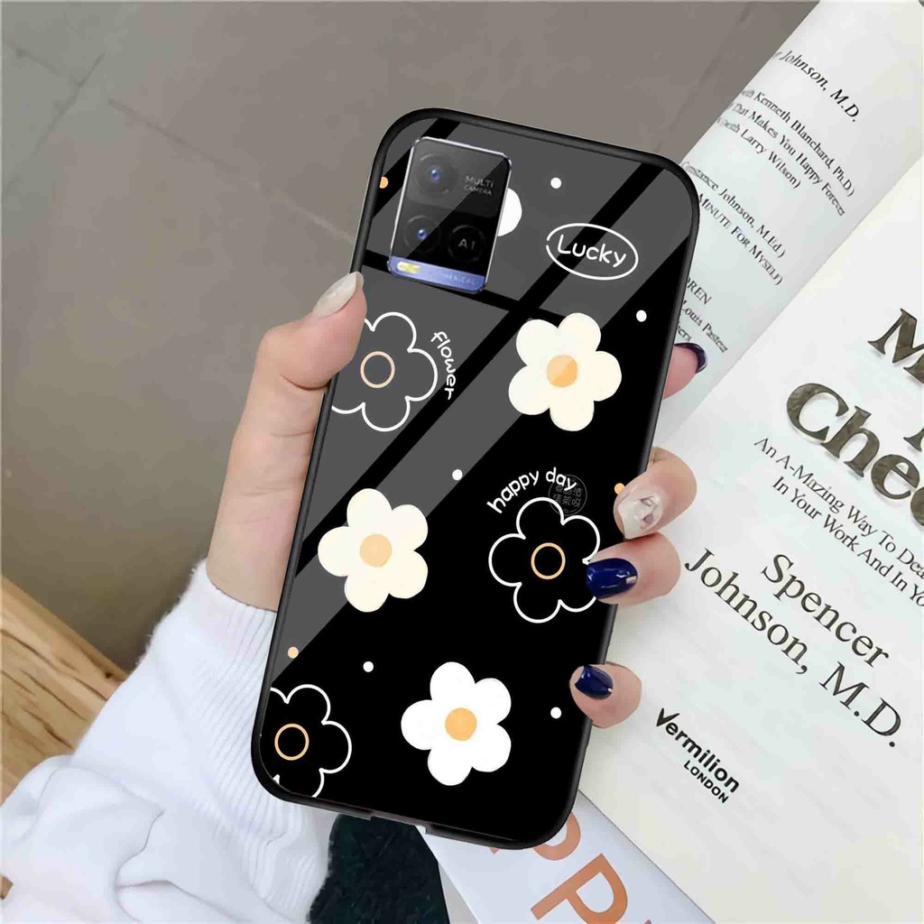 (U 005) Softcase Vivo Y21 Y21s  - Softcase kaca Vivo Y21 Y21s - Case Vivo Y21 Y21s - Case Gambar Viv