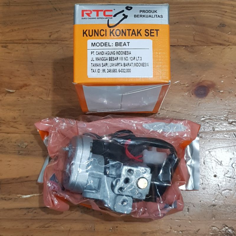 KUNCI MOTOR BEAT KARBU 1SET DEPAN BELAKANG