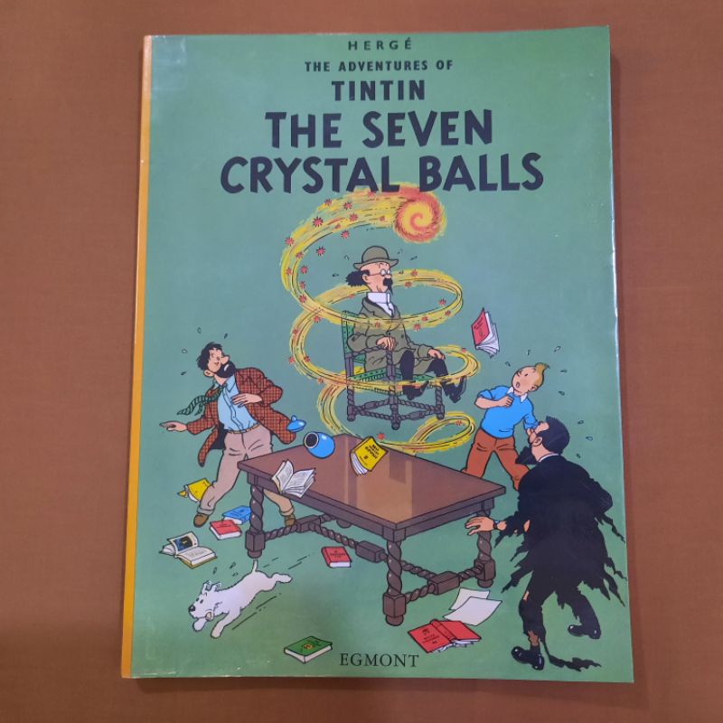 (booked) buku the adventure of tintin the seven crystal balls egmont bekas/preloved