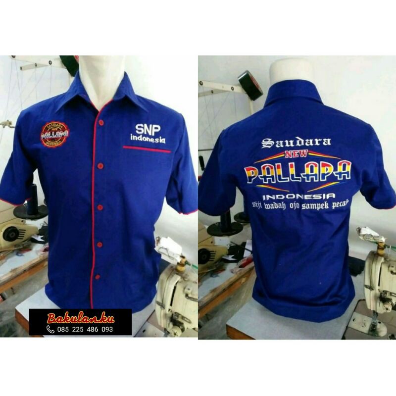 KEMEJA NEW PALLAPA FULL BORDIR | FREE STICKER