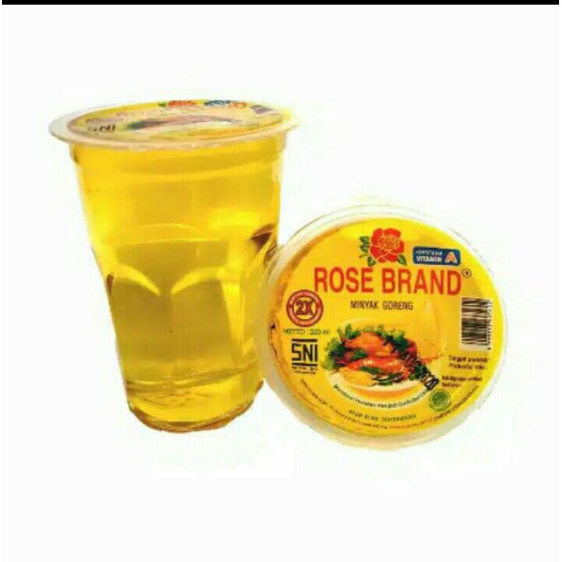 

Puri Segar Shop, Rose Brand Minyak Goreng Gelas 220 Ml