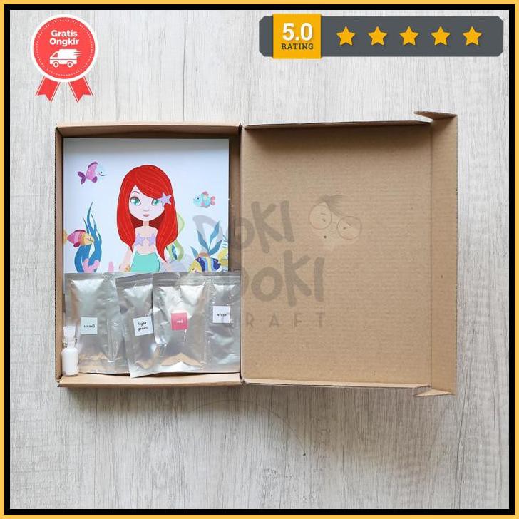 

Little Mermaid Air Dry Clay Painting Ready789