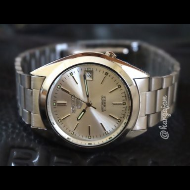 Jam Automatic Seiko Series 5 S706076 Silver Chain | Silver Dial (hargajam harga jam matic)