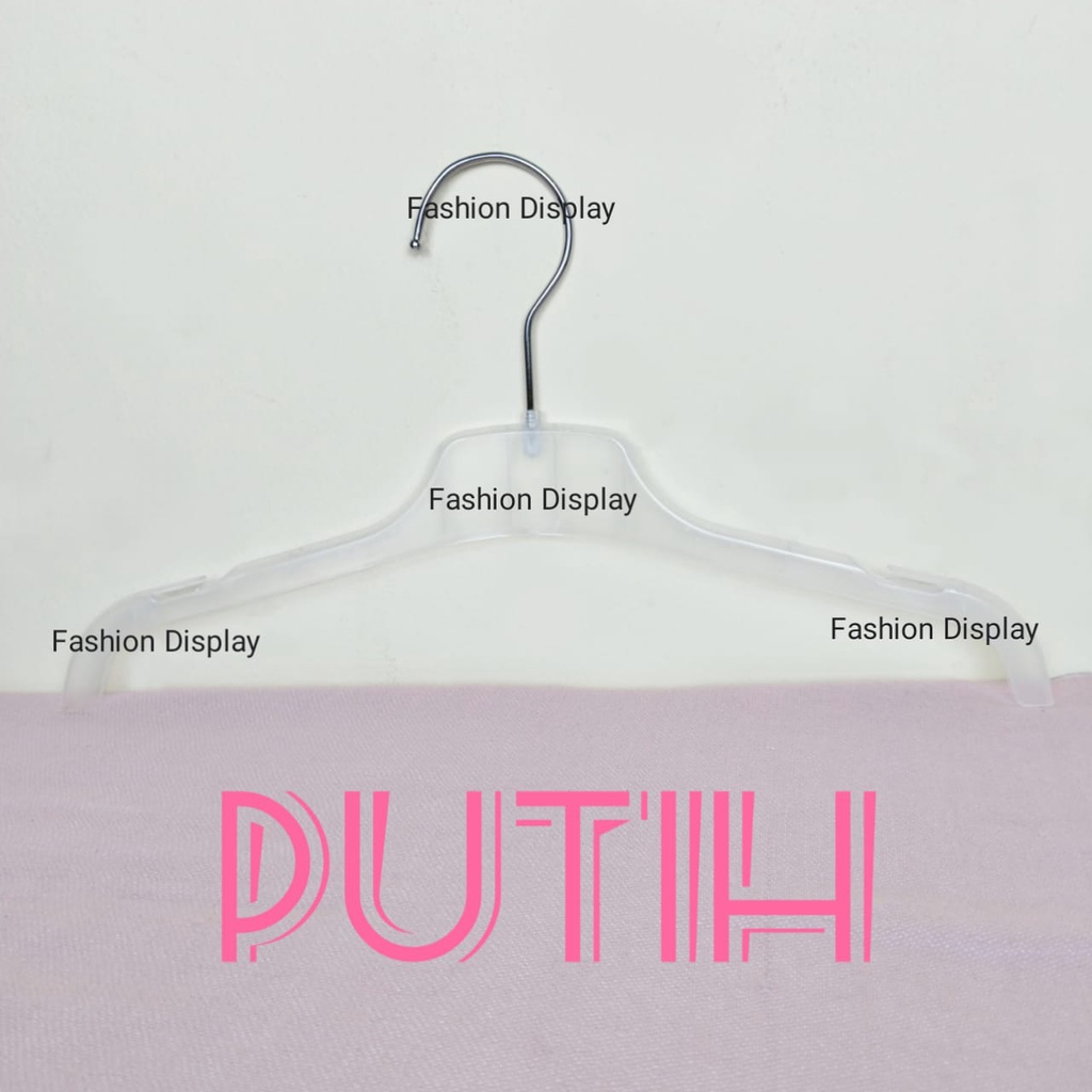 Hanger Plastik Anak Murah/Gantungan Baju anak 282 Bahan Plastik/Hanger Jas Anak/Display Pakaian-BH