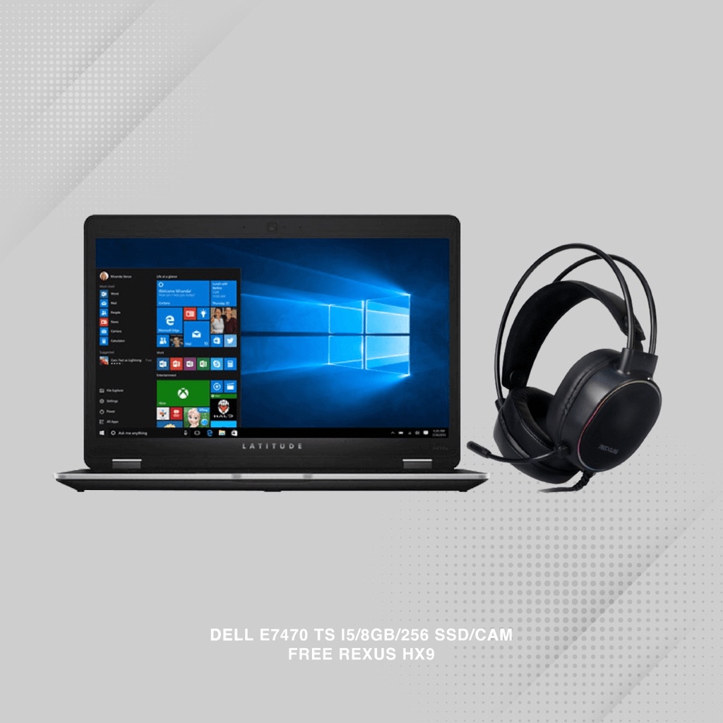 Laptop Dell Latitude E7470 i5-6300U RAM 8GB SSD 256GB Touchscreen