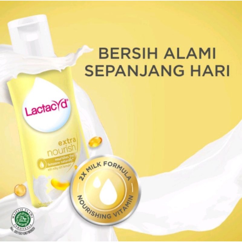 lactacyd ekstra nourish, odor fresh, all day care