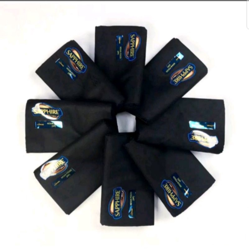 SARUNG SAFIR POLOS HITAM