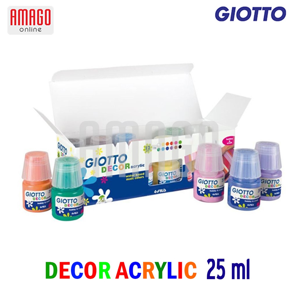 GIOTTO Decor Acrylic Cat Akrilik Dekorasi 25 ml - Pilih warna (Pilihan 1) - 538xxx