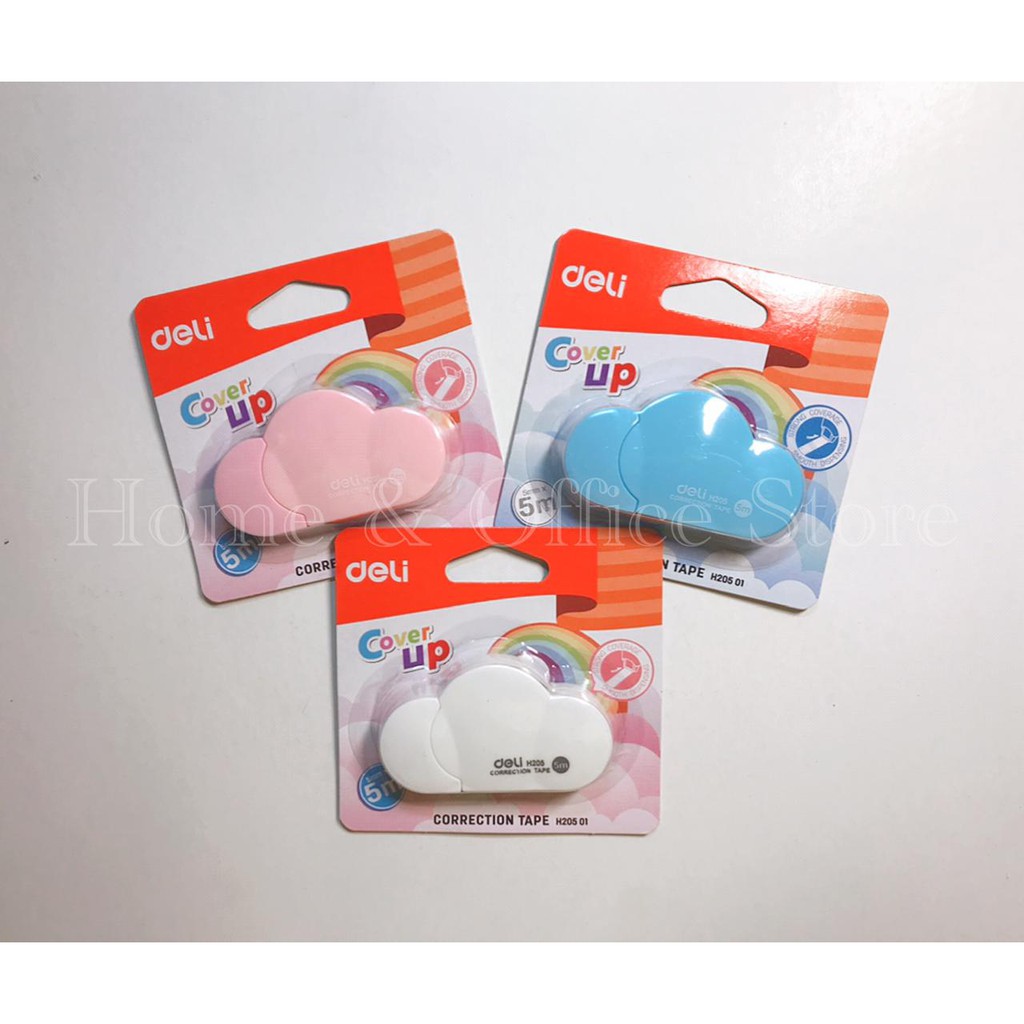 Deli Correction Tape H20501 Awan / Tip Ex Pita Kertas Lucu