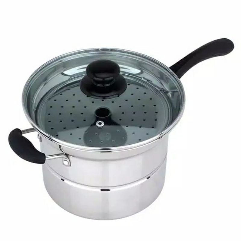 PANCI 3 IN 1/COOKING POT 3 IN 1/DEEP FRYER/PANCI KUKUS,GORENG,REBUS/PANCI MULTIFUNGSI PANCI MIE