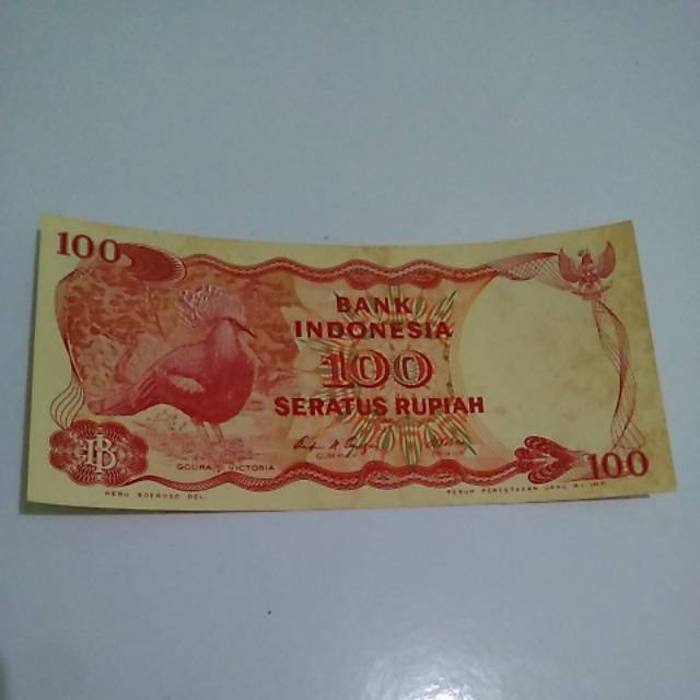 Uang Lama Indonesia 100 Rupiah Tahun 1984