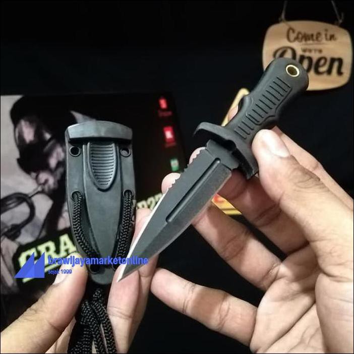 Pisau Mini Kalung.Pisau Tajam.Pisau Hunting Cr-43