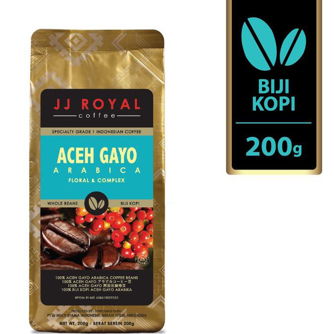 

Coffee/Kopi JJ Royal Aceh Gayo Arabica Beans Bag 200g