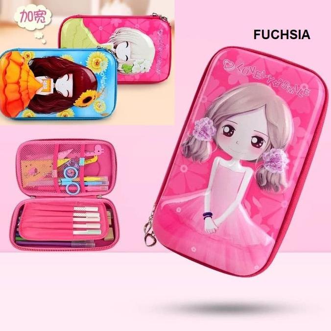 

Promo Awal tahun Tempat pensil dan alat tulis Smiggle EVA Hardcase PRINCESS 3D - Fuchsia Promo Awal