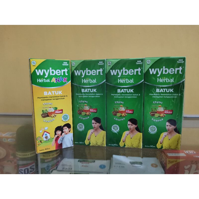 

wybert 60 ml obat batuk herbal anak dan dewasa