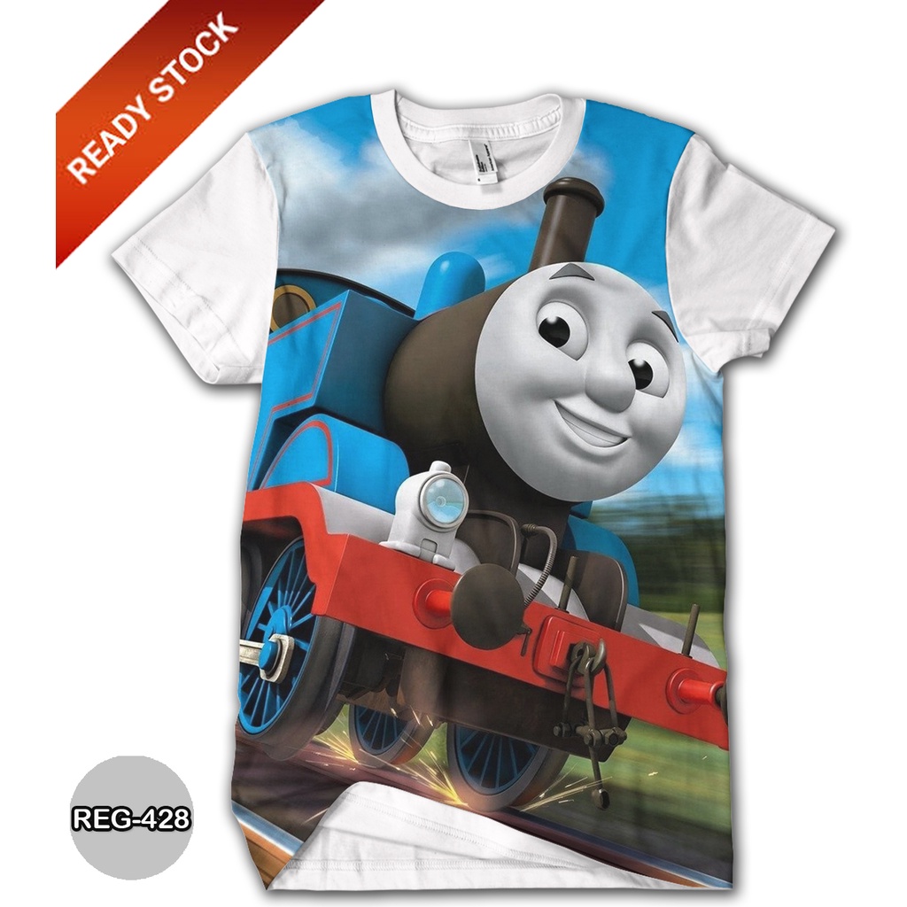 Baju Thomas and Friends 3D Kaos Anak Thomas Kartun Animasi #REG-428
