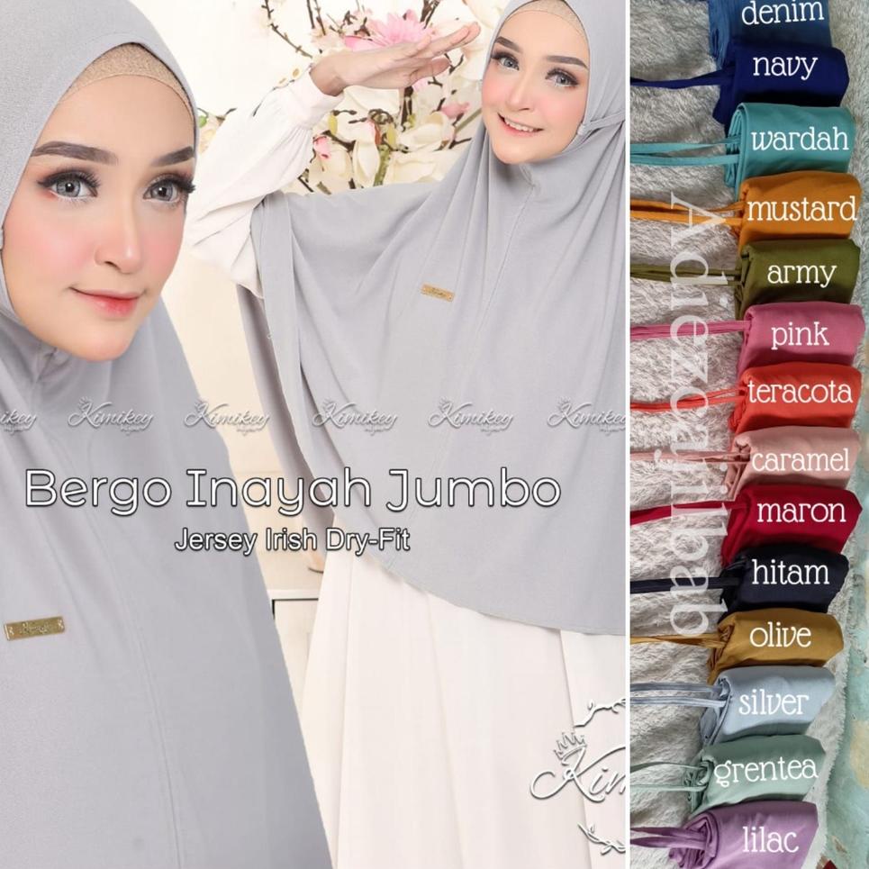 LEM.01Jl22ᴷ | NEW HIJAB INSTAN KIMIKEY INAYAH JUMBO ORIGINAL