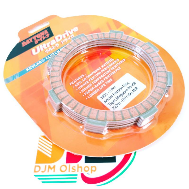 KAMPAS KOPLING DAYTONA TIGER - MEGAPRO 06-09 5PC (3805-4601)