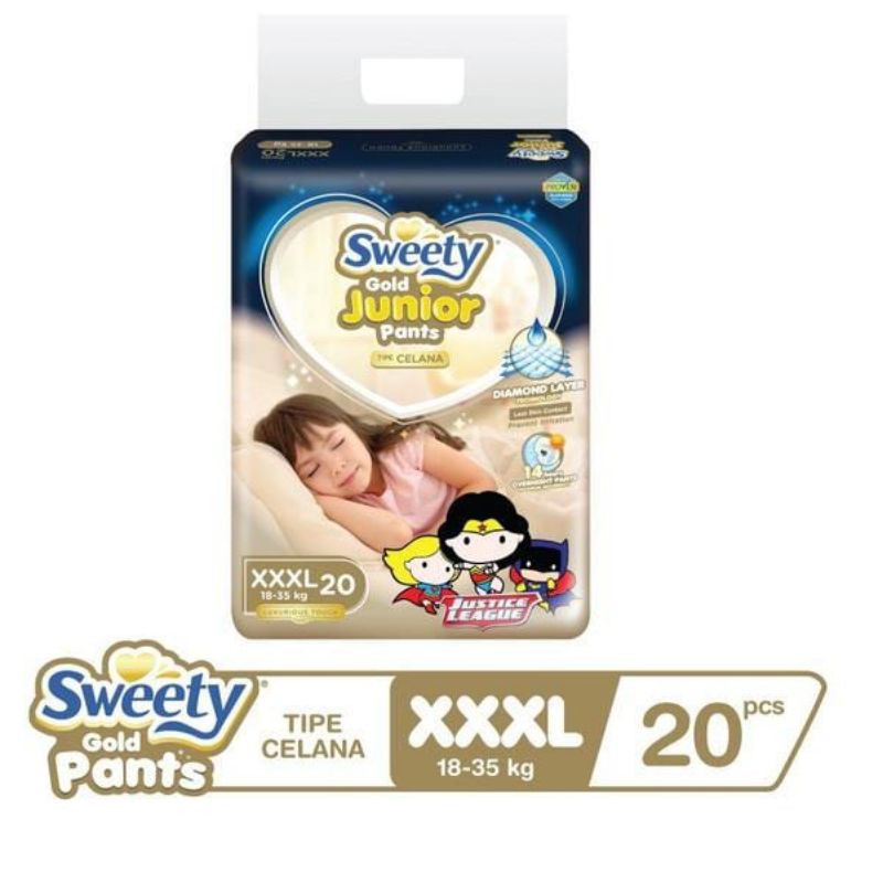 SWEETY GOLD JUNIOR PANTS XXXL20 (8992959951286)