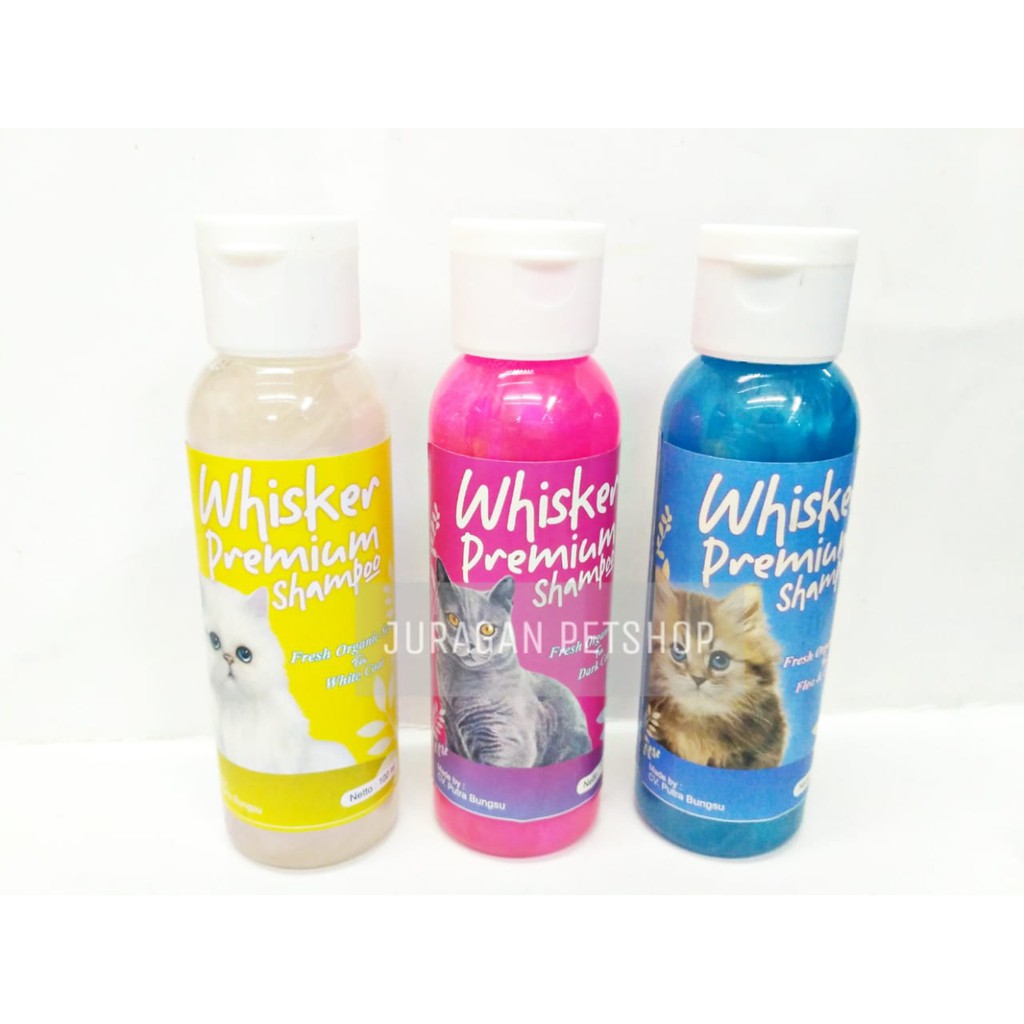 Whisker Shampo Hewan Kucing/Anjing | Shampo Kutu Whisker Premium 100ml