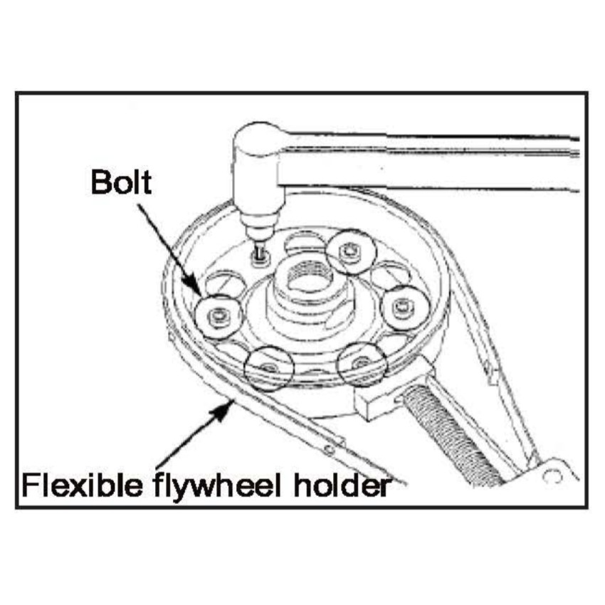 Flexible Flywheel Holder - Kunci Kopling Fleksibel - American Tool