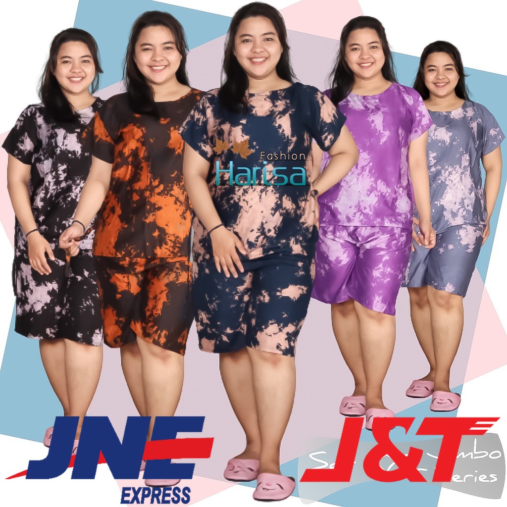 Babydoll Jumbo Tiedye Pendek XXL Rayon Super 03