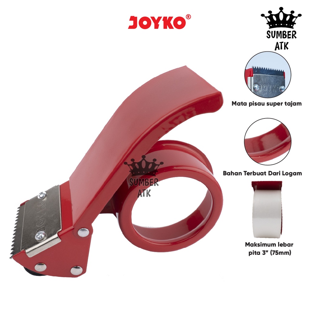 

Tape Cutter / Tape Dispenser / Pemotong Pita Perekat Joyko TD-2S