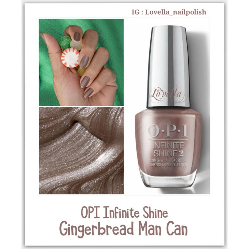 Jual OPI Infinite Shine Gingerbread Man Can ( OPI ORIGINAL / OPI Nail