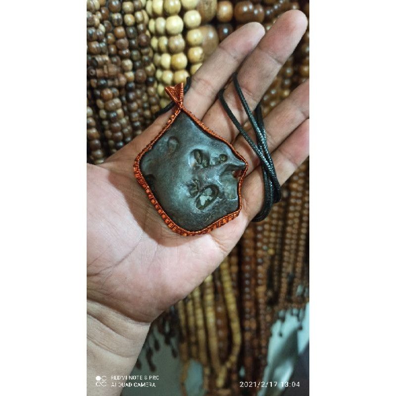 Kalung Combong Alam Ikan Tembaga (N)
