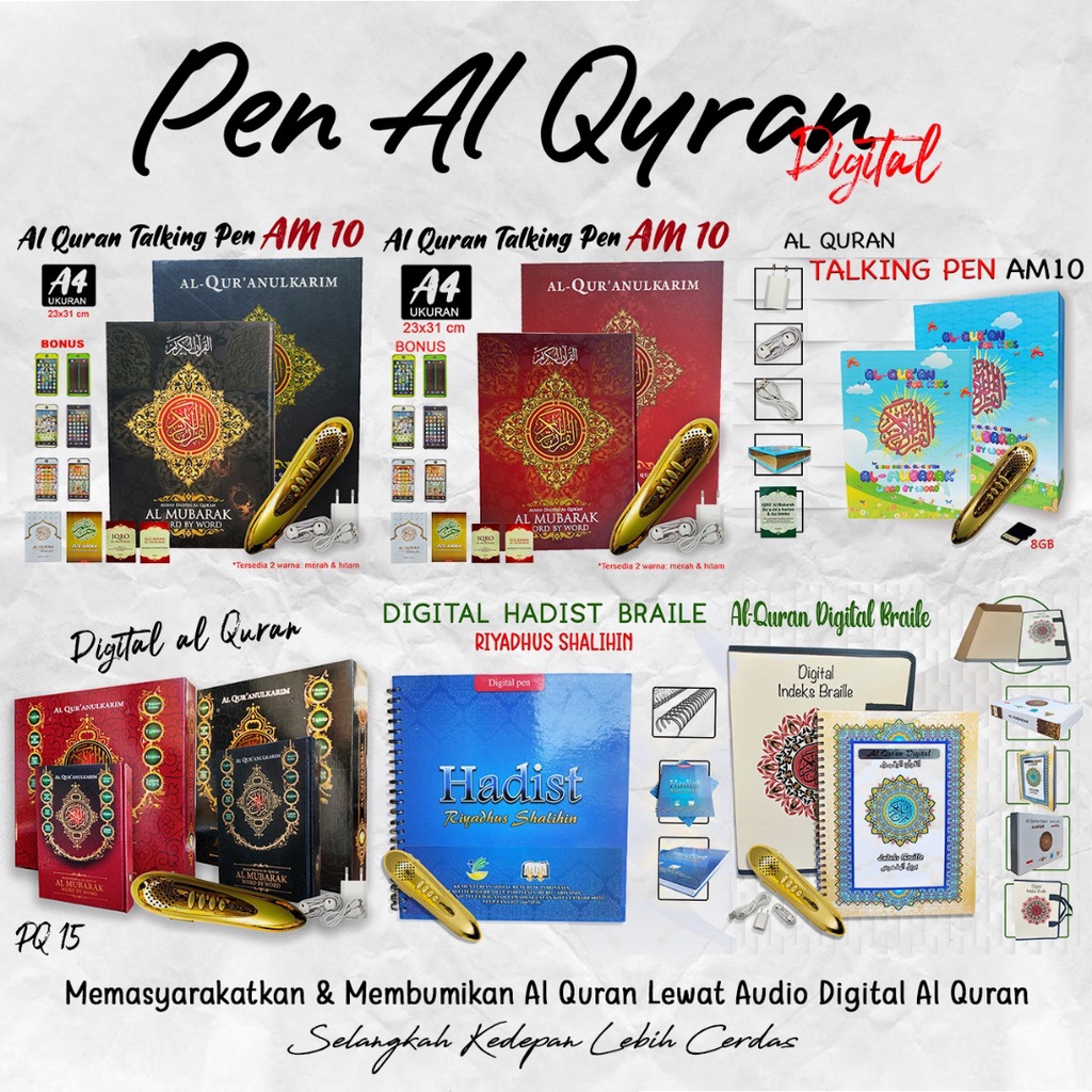 Mushaf Alquran Al Mubarak Talking Epen M 10