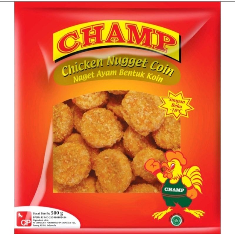 

champ chicken nugget 500gr