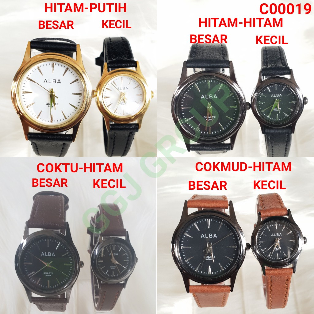 C ( C019 ) JAM TANGAN COUPLE DEWASA SATUAN/ 1 PCS