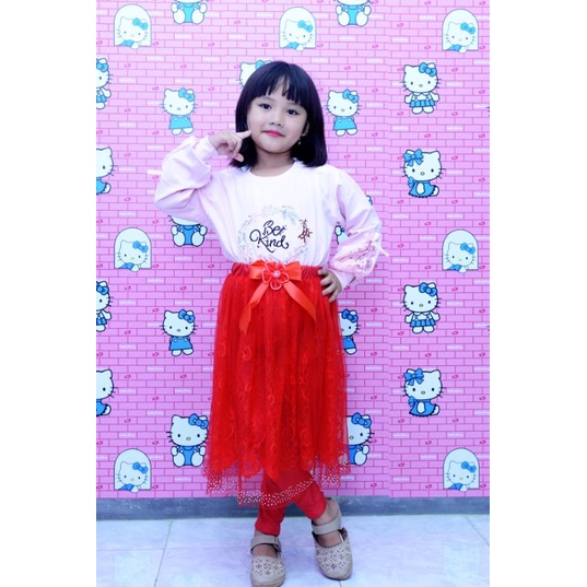 (NEW ARRIVAL) CELANA ROK TUTU BRUKAT--CELANA ROK BAWAHAN PESTA-- USIA 5-7 TAHUN