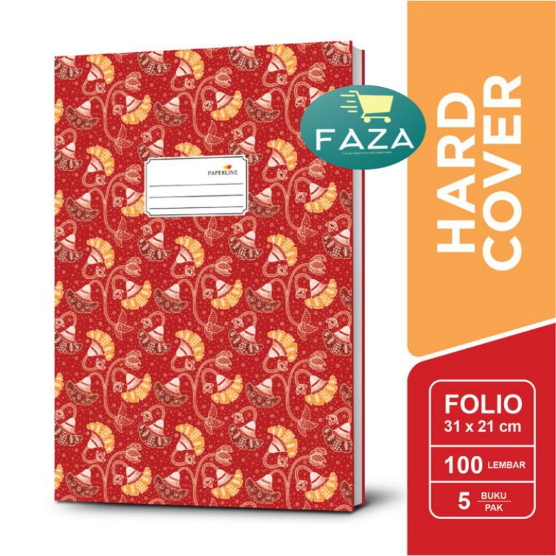 

Buku Tulis Ukuran Folio Paperline Hard Cover 100F