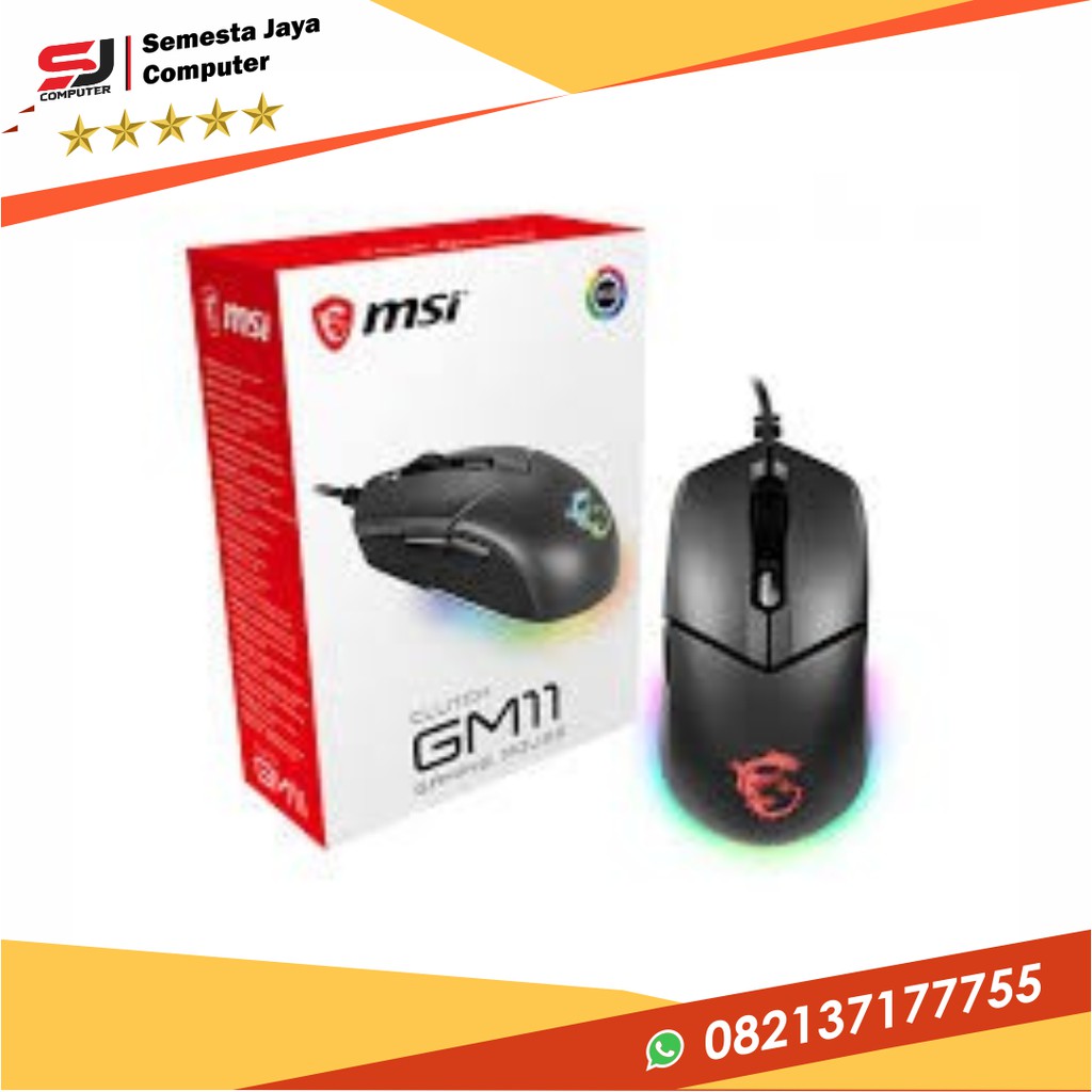 MOUSE GAMING MSI GM11 CLUTCH