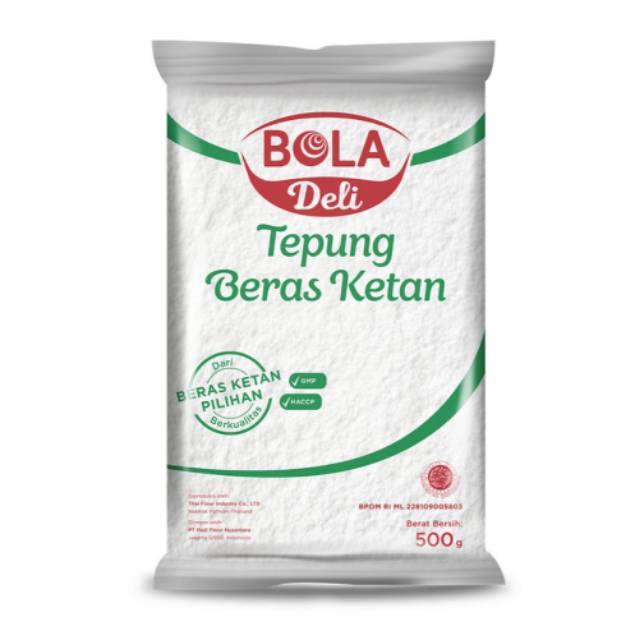 

Tepung Beras Ketan Bola Deli 500 gram