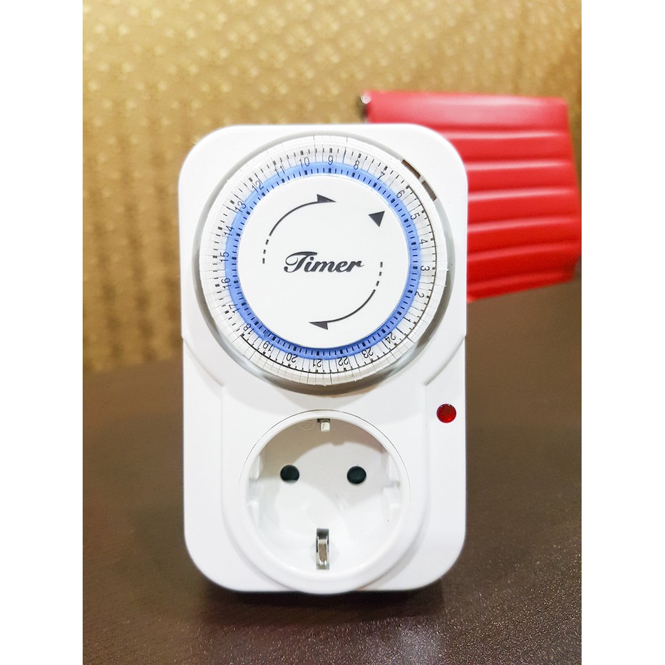 Timer Stop Kontak 24 Jam Manual Analog Shigen SG-3