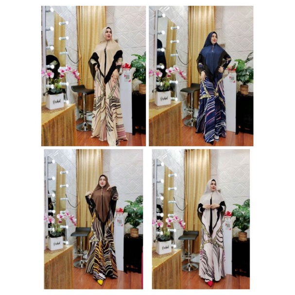 ❤Ready❤️️DRESS HIRKA NEW ( Yg di cintai) PREMIUM SET*Original By : Yodizein Syari