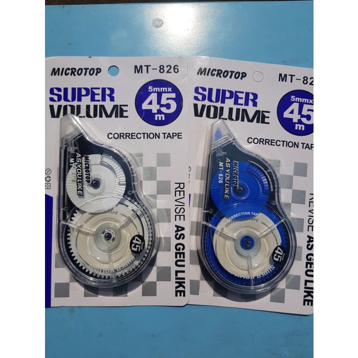 

Terlaris Correction Tape Penghapus Tipx Tip-X Tip X Kertas Super Volume Mt-826 Hemat