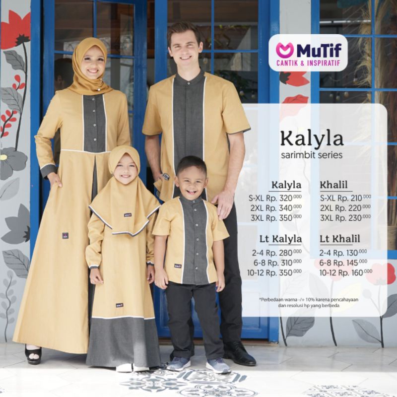 [READY DAN SIAP KIRIM] SARIMBIT MUTIF 2022 KALYLA SARIMBIT SERIES KALILA GAMIS KALYLA KOKO KHALIL