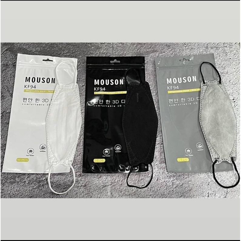 masker dewasa kf 94 mouson 1 pack isi 10 pcs