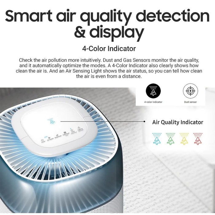 AIR PURIFIER SAMSUNG AX40R DLX WITH AIR SENSING LIGHT 4