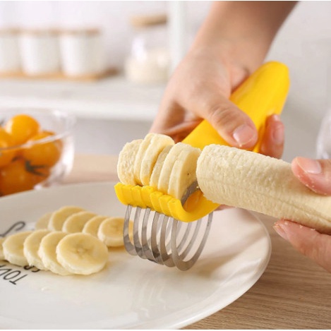 Banana Nana Slicer Pemotong Pisang Timun Sosis Multifungsi